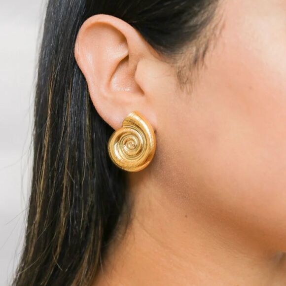 Bohemian seashell earrings M88 - Picture 1 of 4